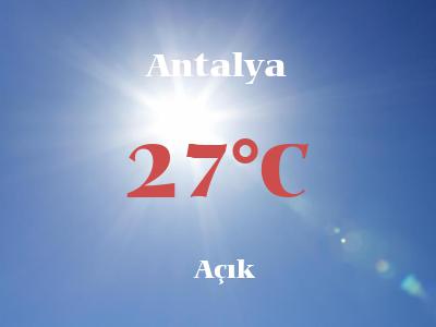 Hava Durumu Antalya