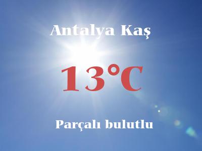 Hava Durumu Antalya Kaş