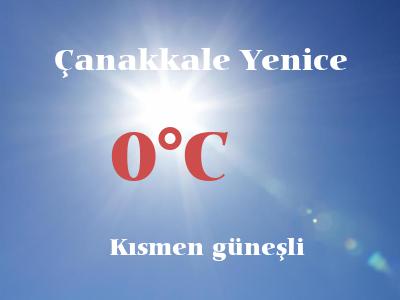 yenice de hava durumu