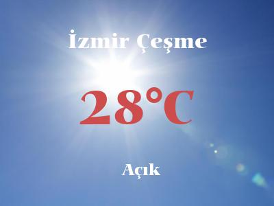 Hava Durumu İzmir Çeşme