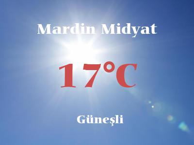 midyat mardin hava durumu 60 gunluk meteoroloji
